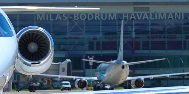 Milas-Bodrum Havalimanı Haziran’da 578 Bin Yolcuya Hizmet Verdi